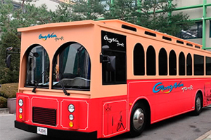 韩国首尔江南区新推旅游巴士 可用人民币买票